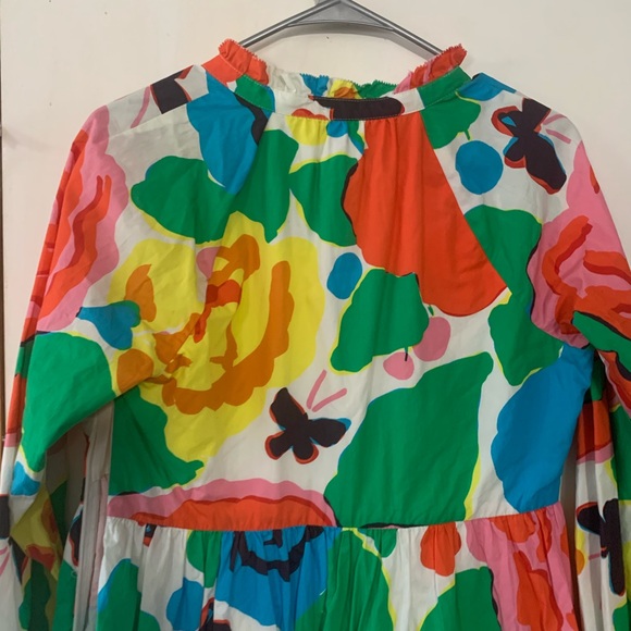 J. Crew Multicolor Ruffled Dress - Picture 6 of 7